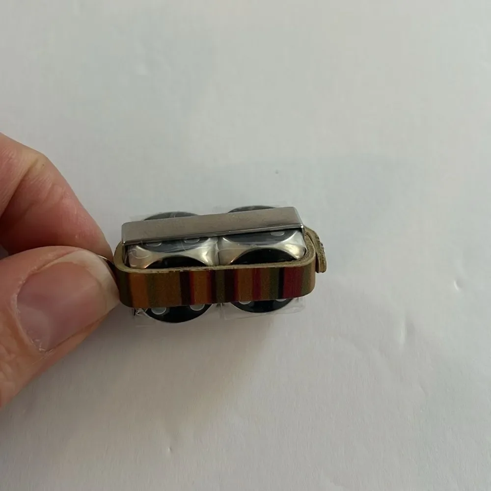 NWOT Paul Smith Vintage Dice Leather Keychain Fob